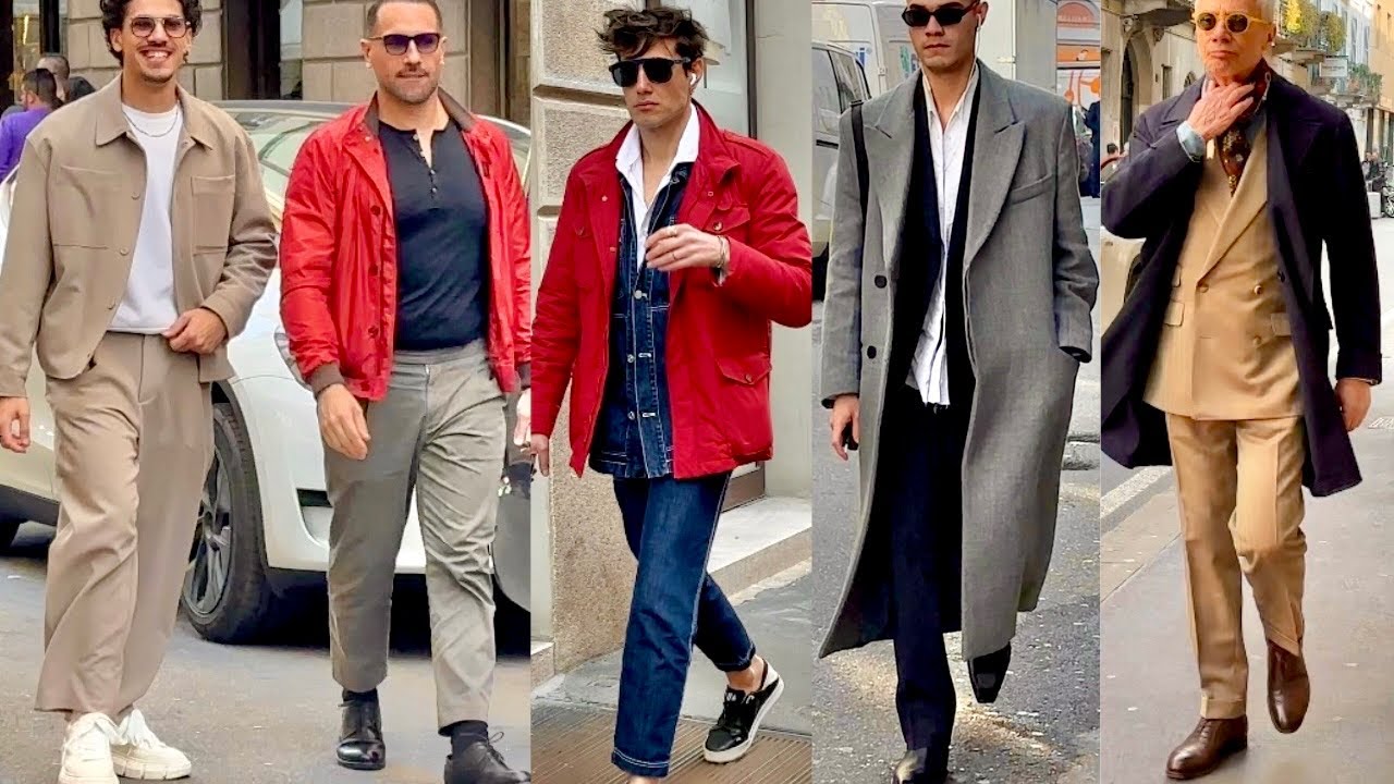 March 2025 🇮🇹Italian Men Street Style & Men’s Shopping in Milan 🇮🇹Spring Men’s clothing & footwear