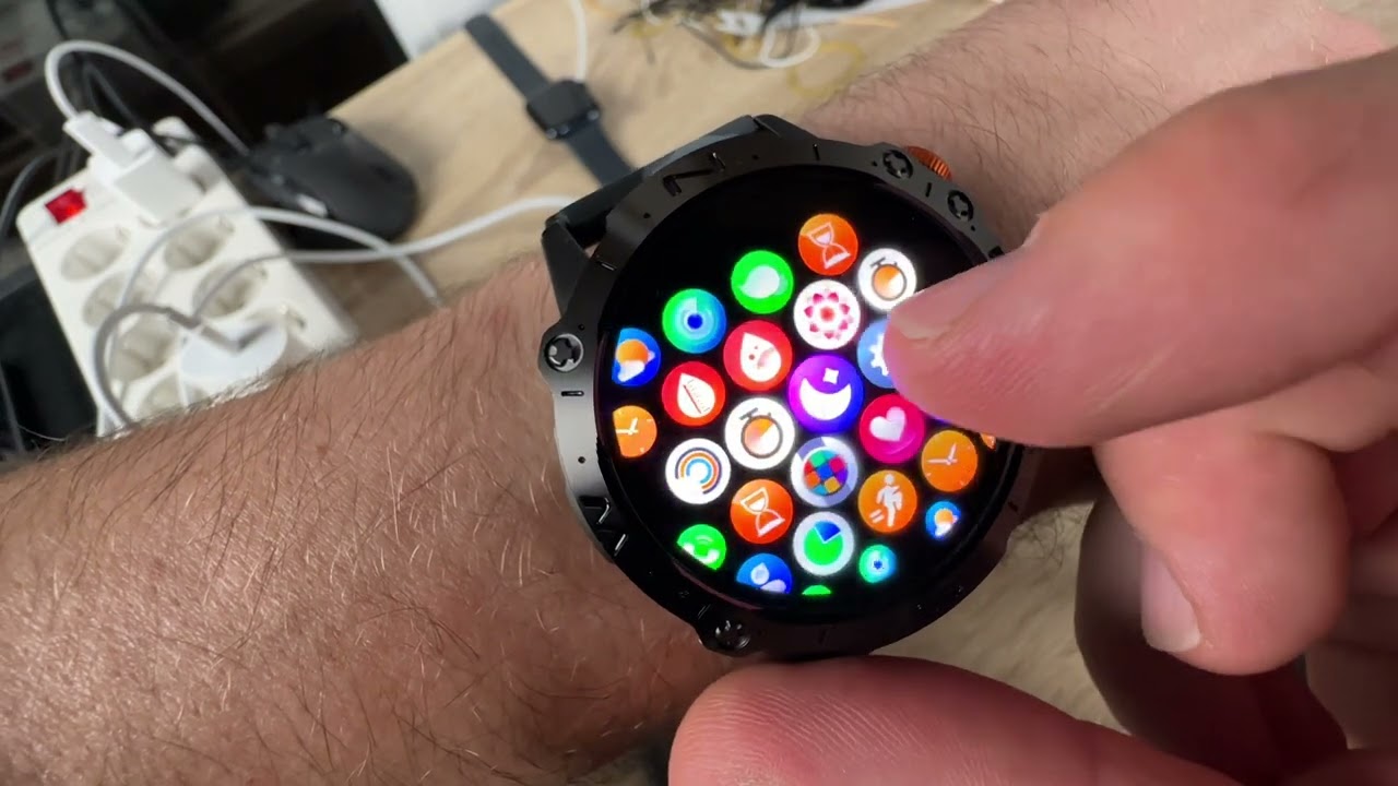 LIGE Men's Smartwatch with Phone Function with 1.43 Inch AMOLED Touchscreen Unboxing & instructions