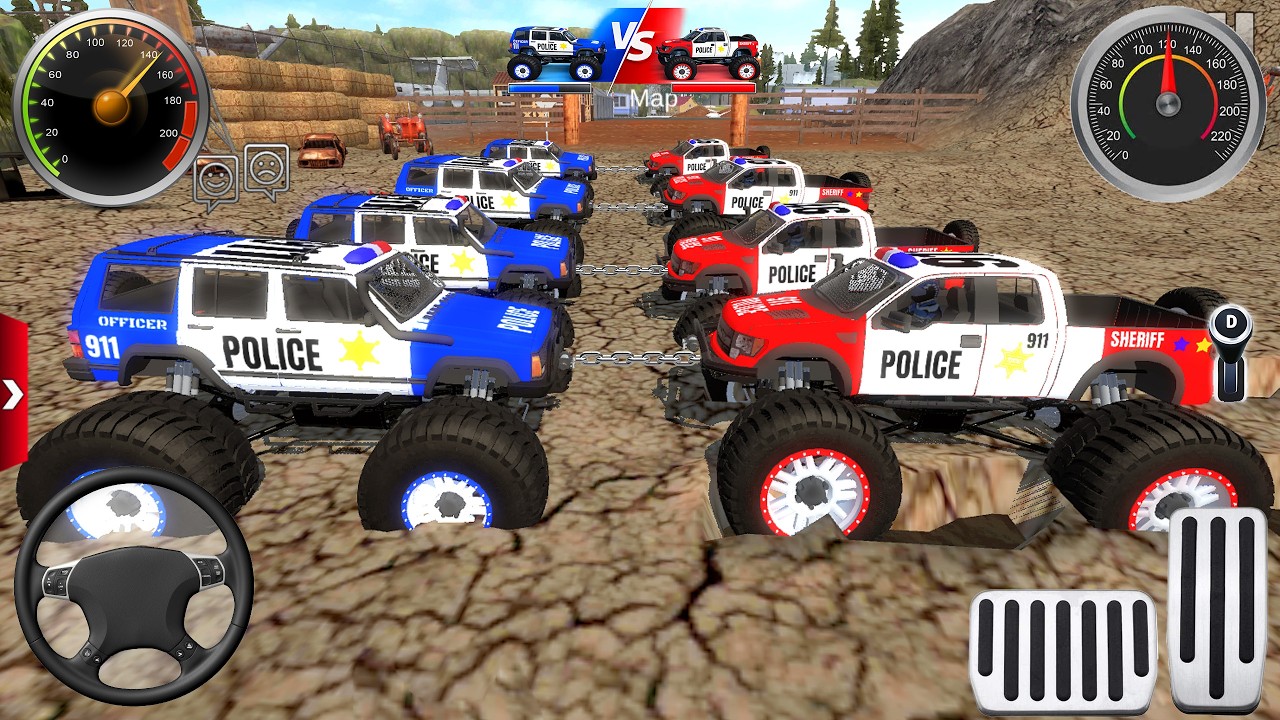 Police Monster Truck Impossible Driver #2 – Extreme Car Stunts Android Gameplay