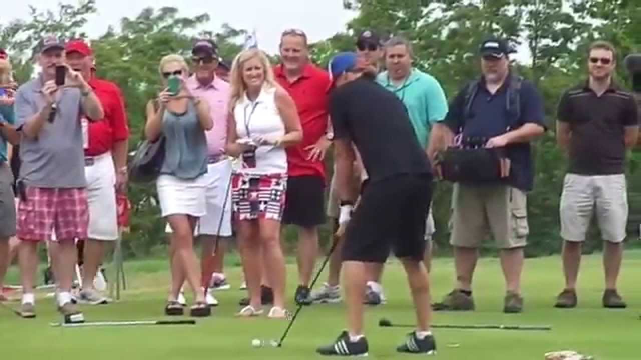 Kid Rock, Tee Shot Hole #9, The Patriot Cup, 5/26/14