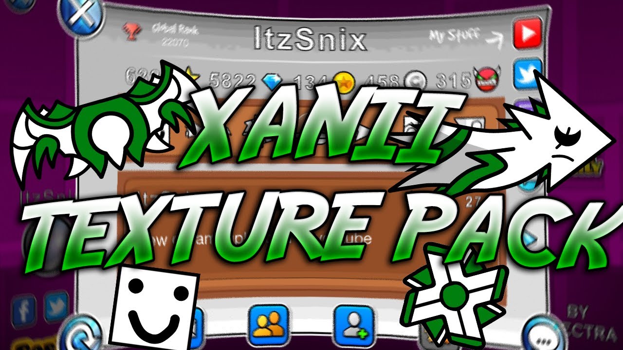2.2 | xanii texture pack v2 | Geometry Dash Texture Pack