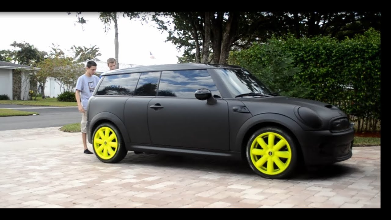 how to plastidip a car (time lapse)