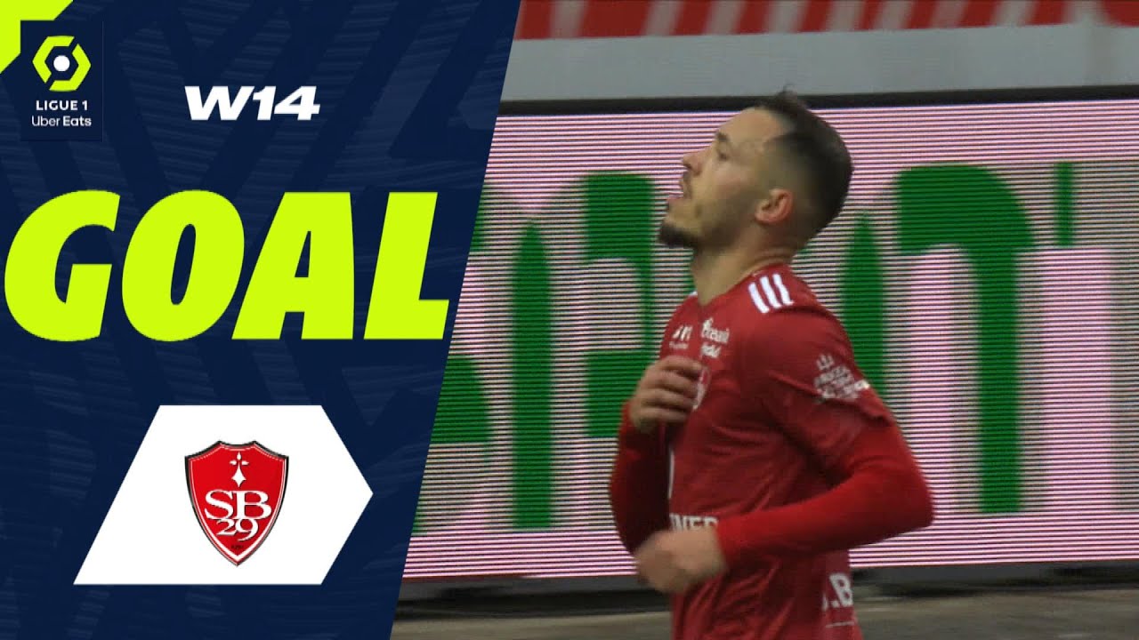 Goal Mathias PEREIRA LAGE (34' - SB29) STADE BRESTOIS 29 - CLERMONT FOOT 63 (3-0) 23/24