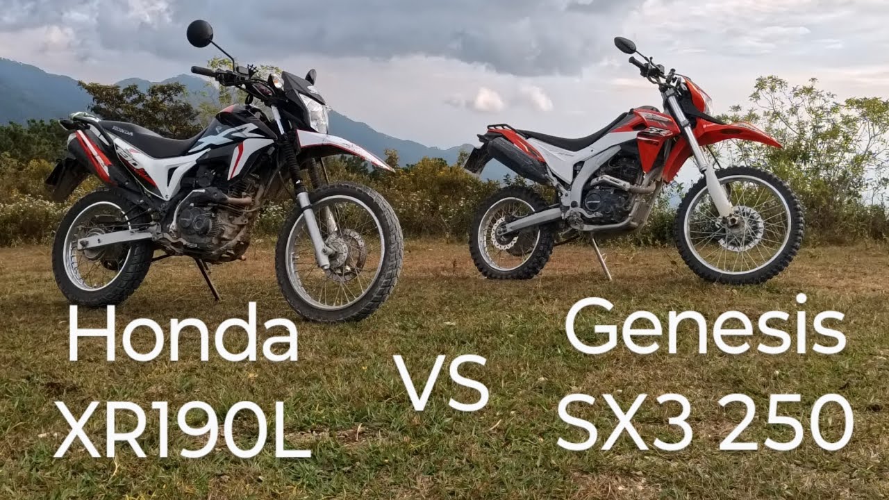 Honda XR190L vs Genesis SX3 250 | Comparación y Prueba
