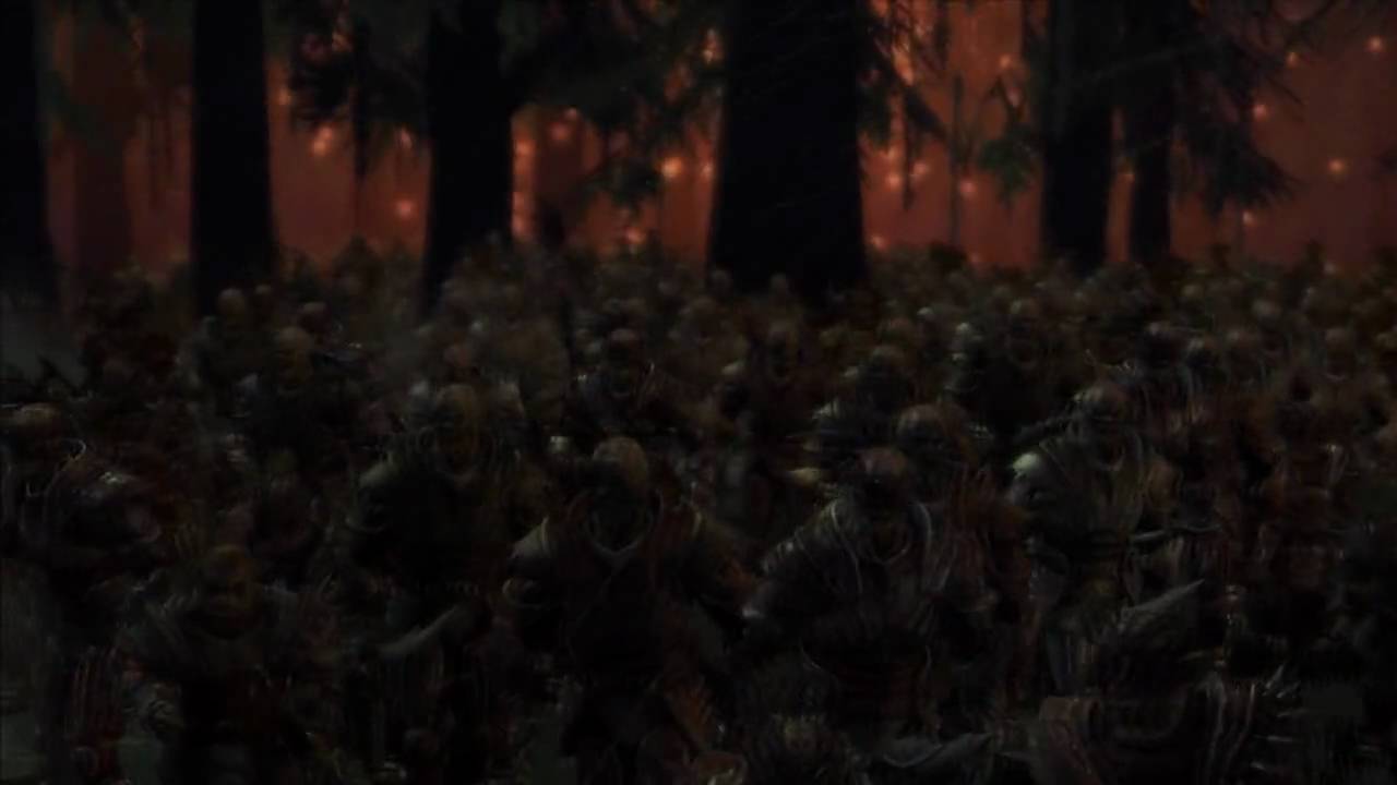 Dragon Age : Origins PC HD - War Scene - Ferelden Vs Darkspawn