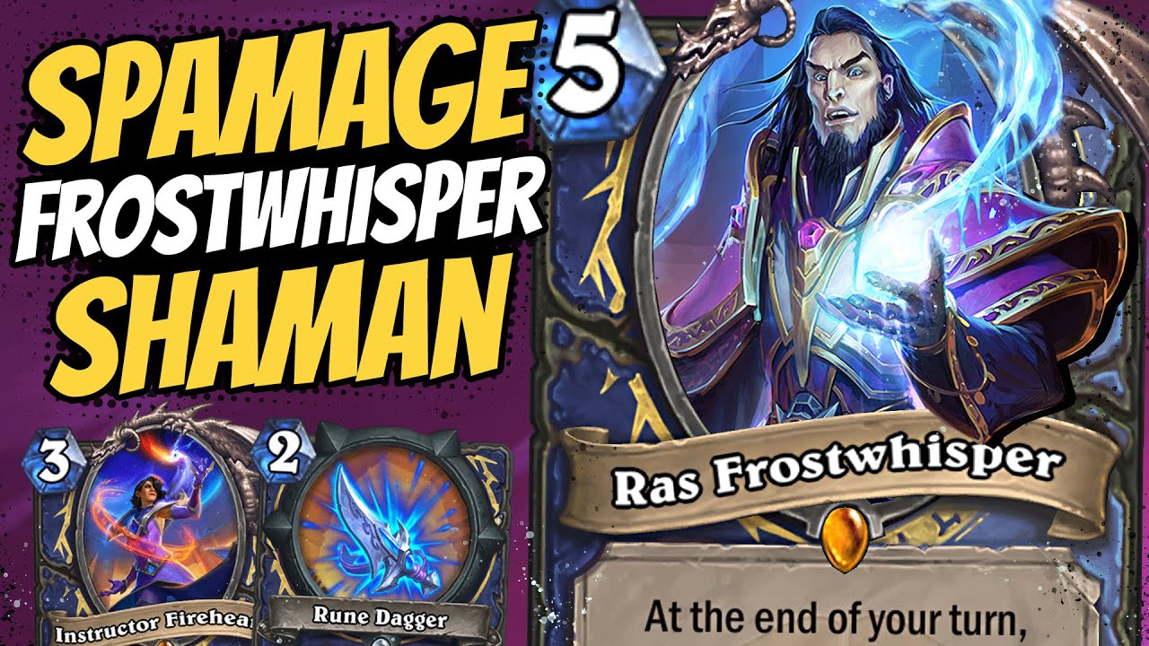 UNLEASH THE SPAMAGE!! Frost & Fire in Spell Damage Shaman! | Scholomance Academy | Hearthstone