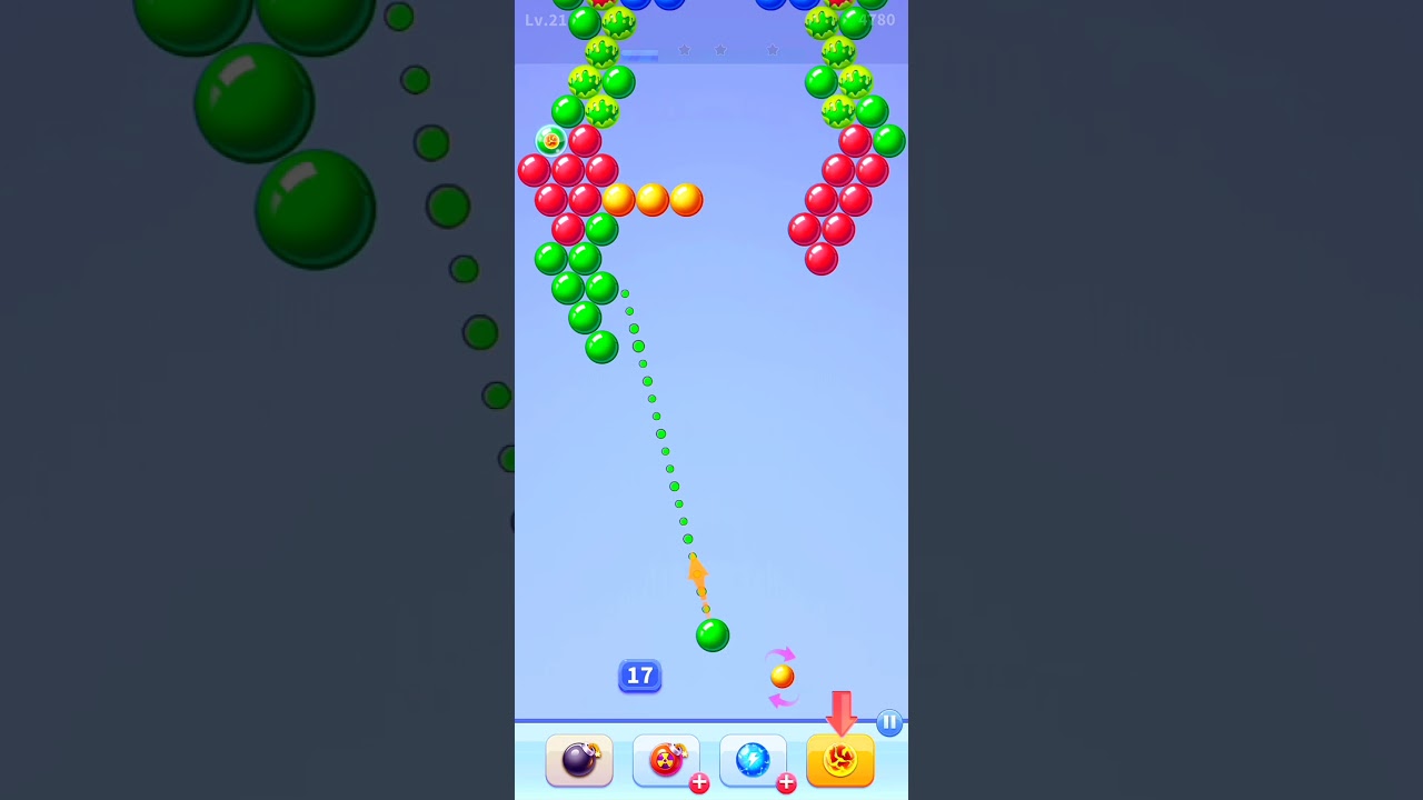 Bubble Shooter l #726 Ball Shooting Game l Sp Level 21 l 🎮🤑🎧 #games #gaming #gameplay