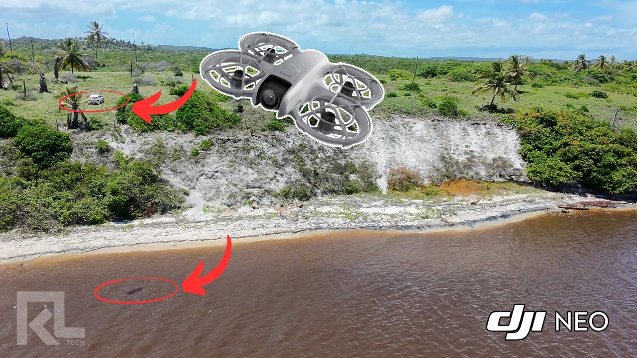 Voo de Drone DJI NEO na Praia de Siribinha e um Susto com Aves!