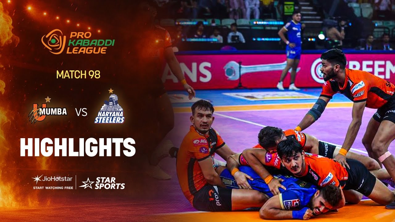 U Mumba edge past Haryana Steelers in tie-breaker to seal Top 8 spot | HIGHLIGHTS | PKL 12
