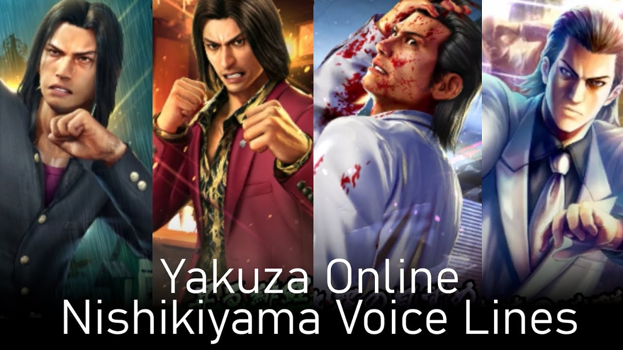 Nishikiyama Yakuza Online Voice Lines