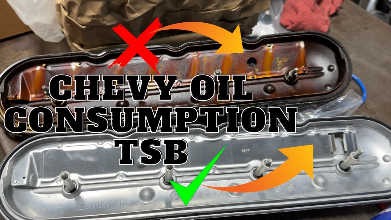 Исправление расхода масла: замена клапанной крышки с PCV на Chevrolet Silverado 2007-2013 гг. TSB