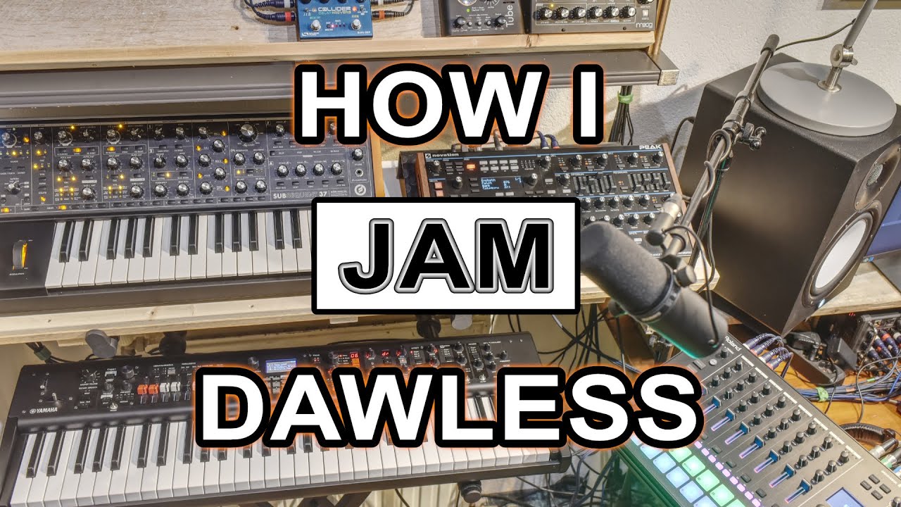 How I jam DAWLess // MC-707