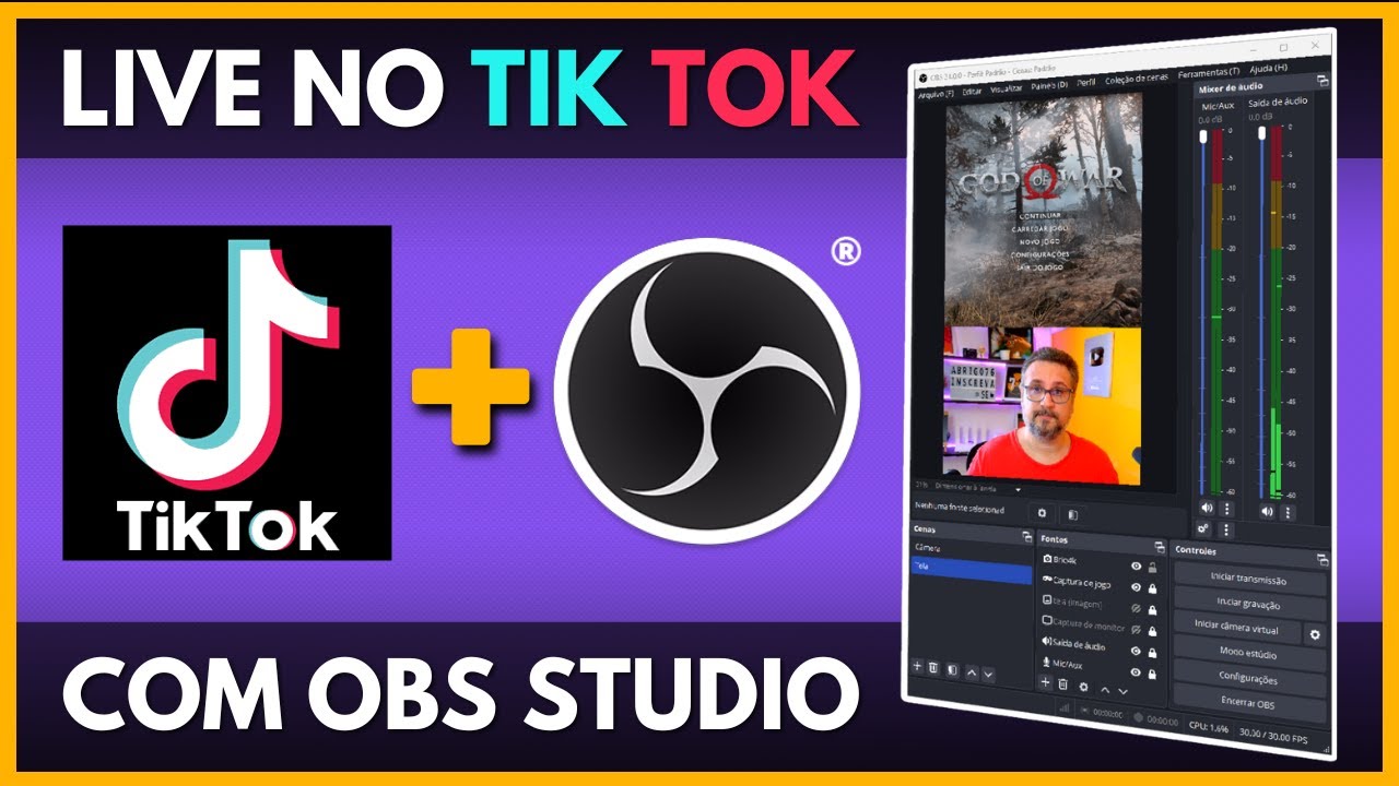 Como Fazer Live no TikTok com Obs Studio (Método Oficial sem TikTok Live Studio)