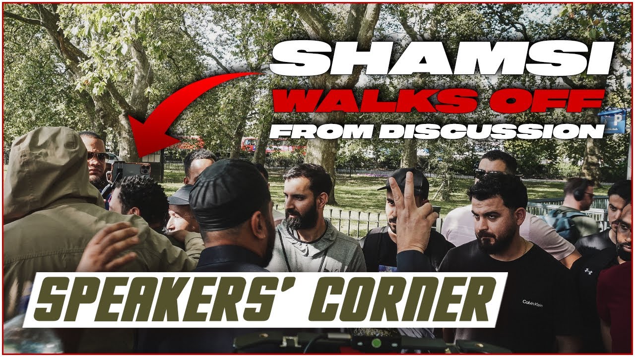 Shamsi Walks Off from Discussion on Taweel | Speakers Corner | Shaykh Noorud-deen Rashid