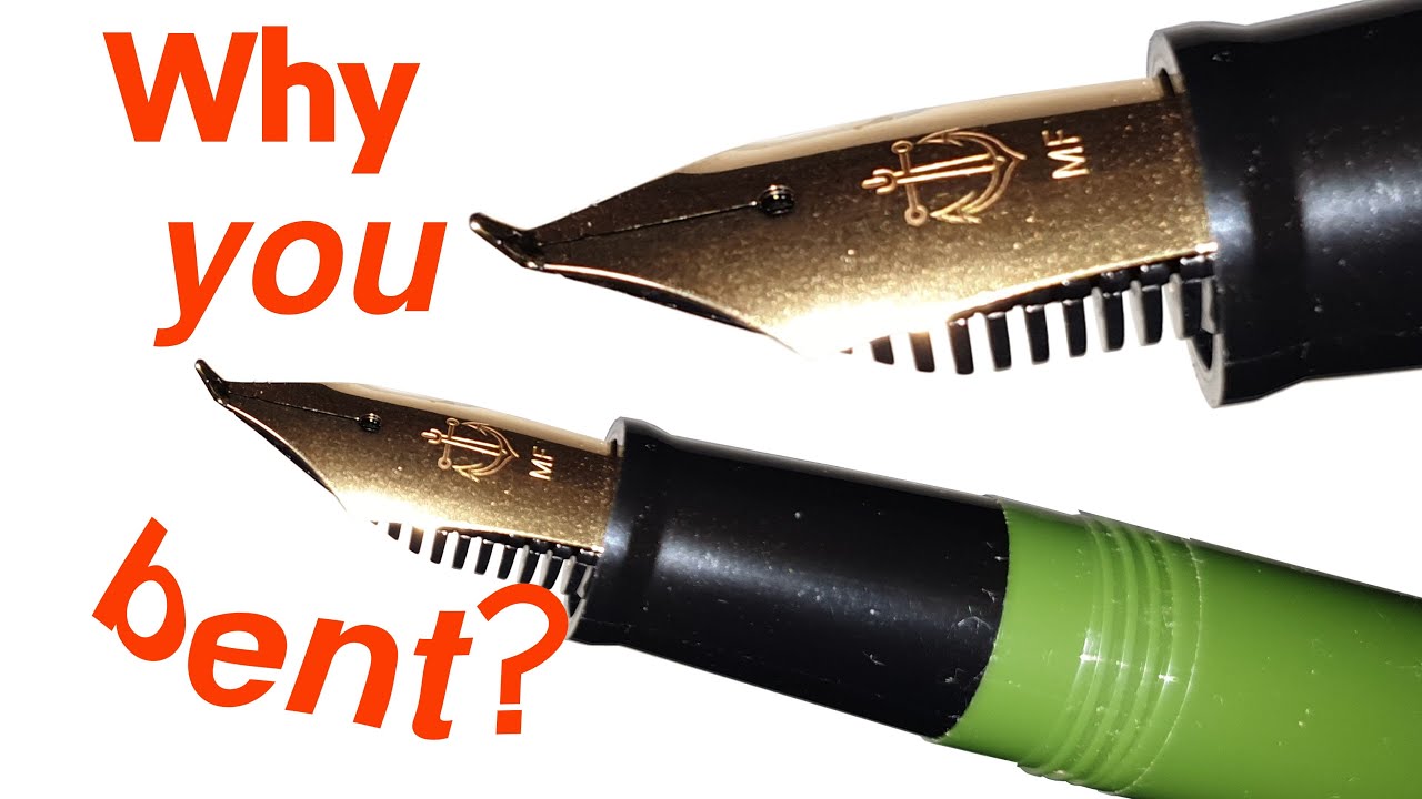 Sailor made a bent fountain pen