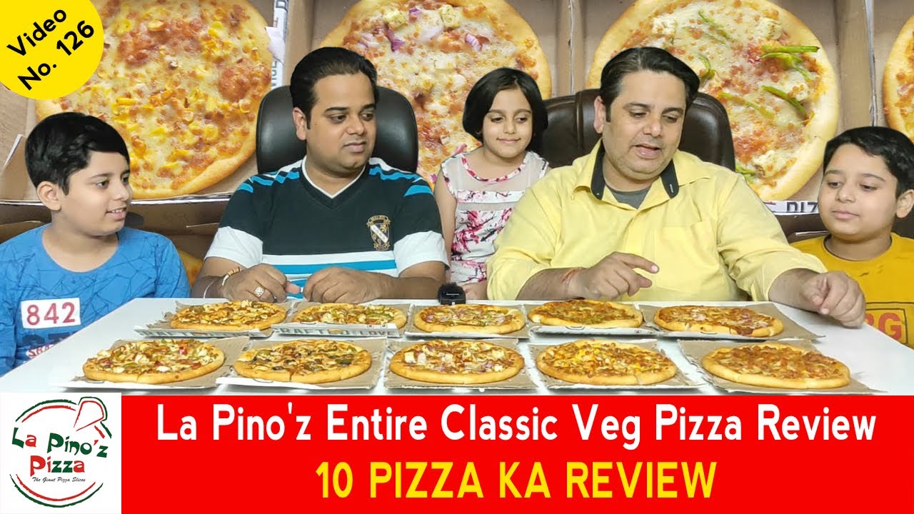 La Pinoz Pizza Entire Classic Pizza - Price - Taste & Unbox ! Pizza Review ! Food Vlogs India