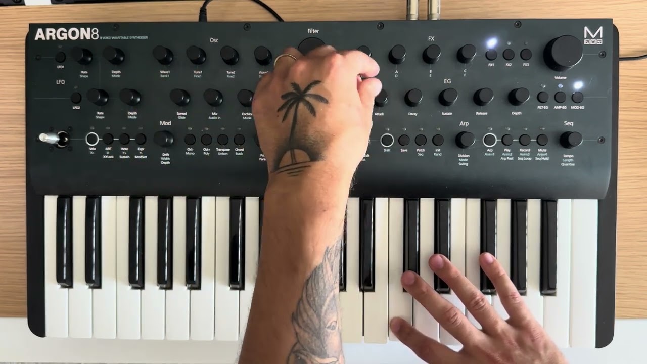 Modal ARGON8 Sound Presets / Demo #synth #musician #analogsynth