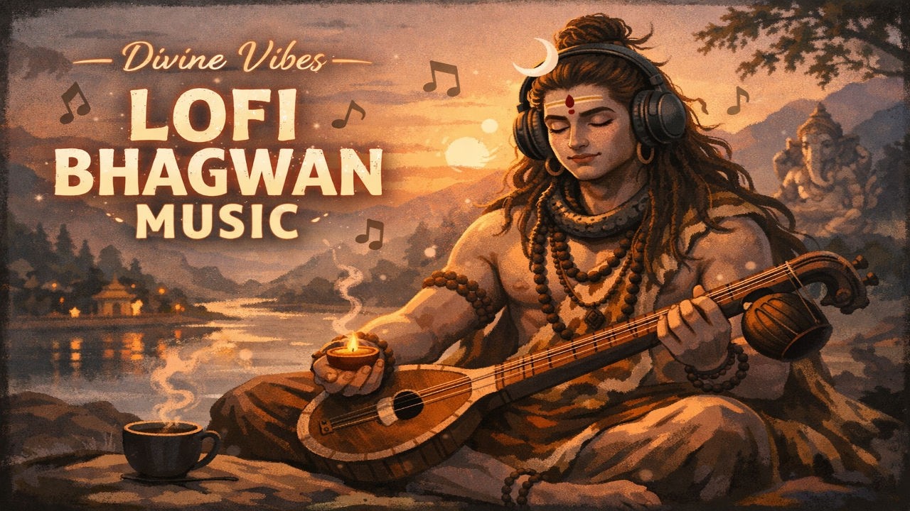 Divine Lofi Bhajan 🎧 | Peaceful Bhagwan Music for Relax, Study & Sleep
