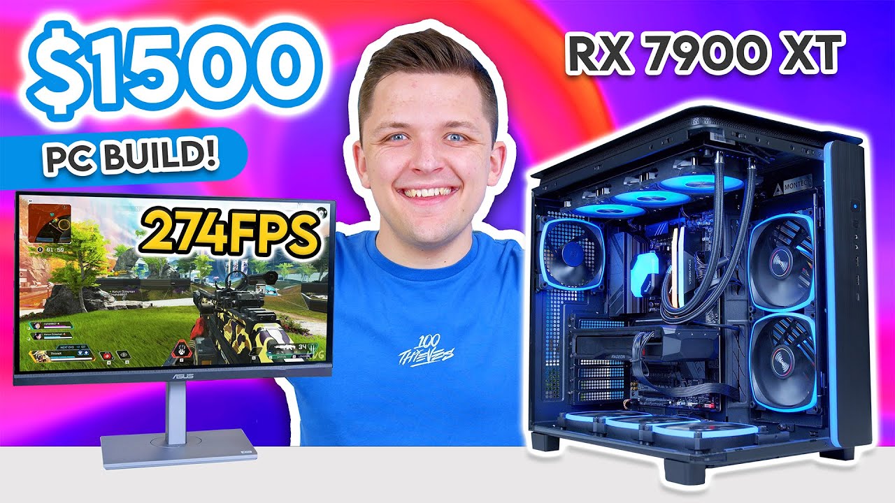 Best $1500 Gaming PC Build 2025! 🚀 [ft. RX 7900 XT & Ryzen 9600X w/ Benchmarks]