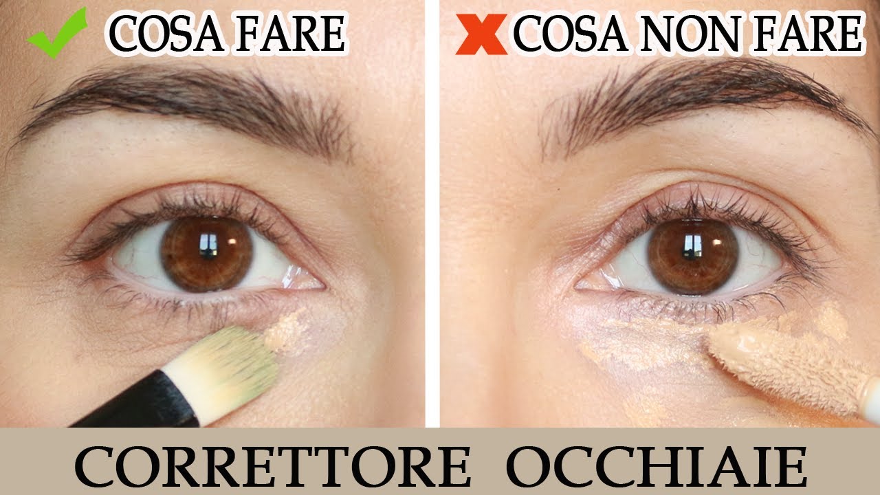 Correttore occhiaie: che cosa fare e non fare.  Errori correttore