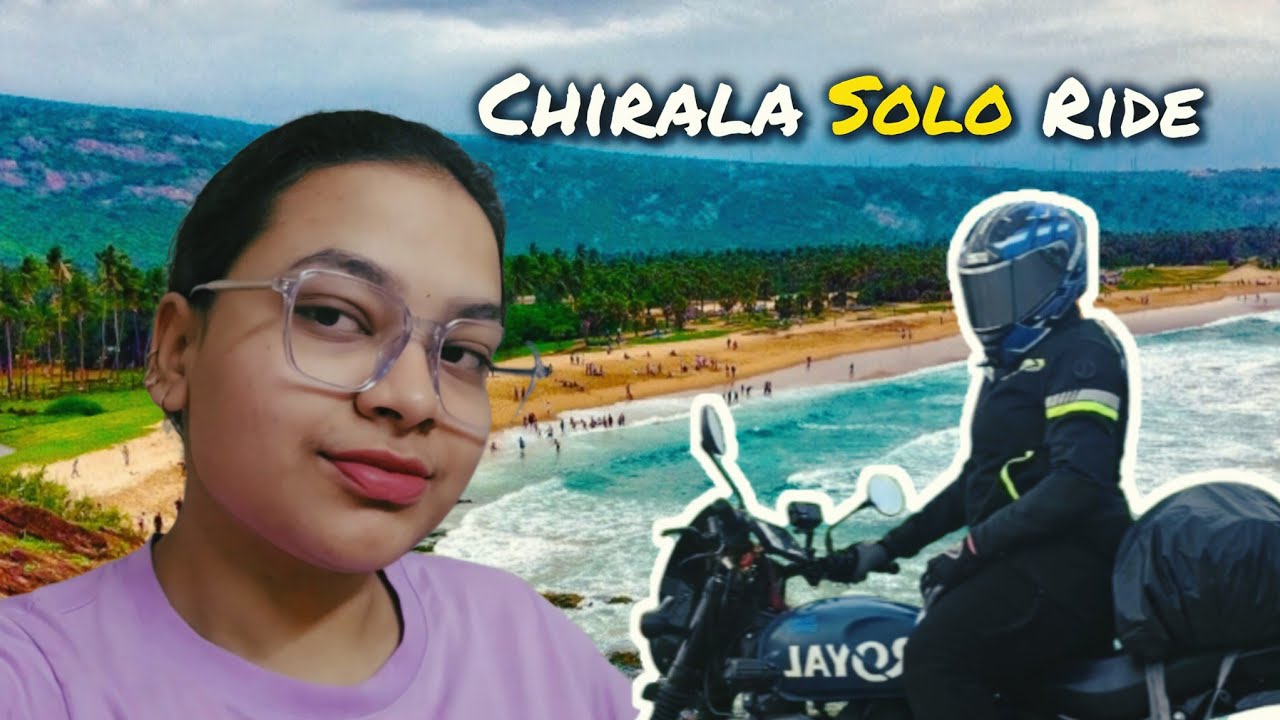 My First Solo Ride to Chirala Beach 🌊 | Female Rider | Sankranti Special | Part 1