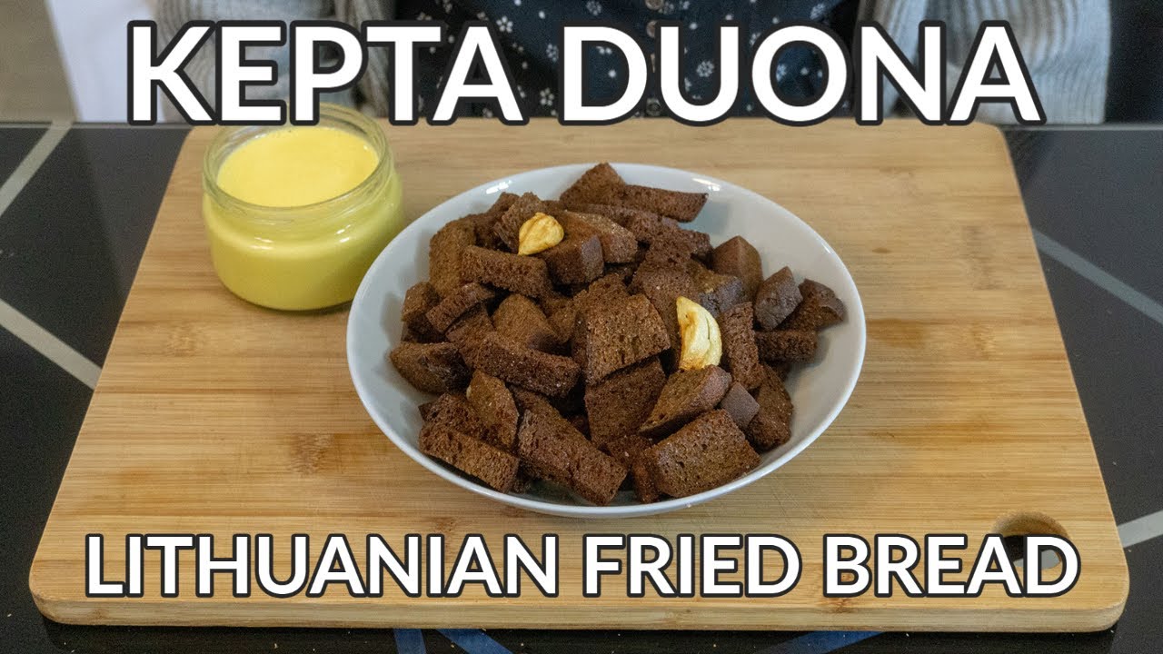 Kepta Duona Recipe: Lithuanian Fried Bread With Garlic & Aioli Dipping Sauce