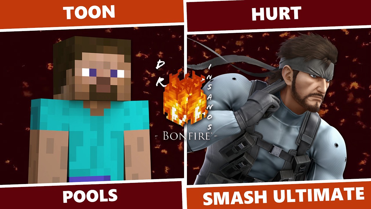 Dr. Insano's Bonfire 3: Toon (Steve) Vs Hurt (Snake) SSBU