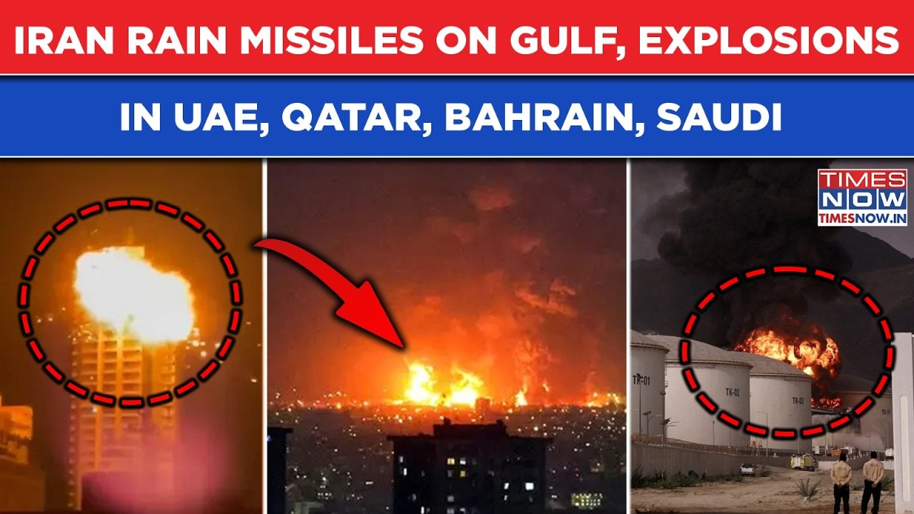 Iran Rain Missiles & Drones On Gulf: Explosions Rock UAE, Qatar, Bahrain, Saudi As Trump Warns