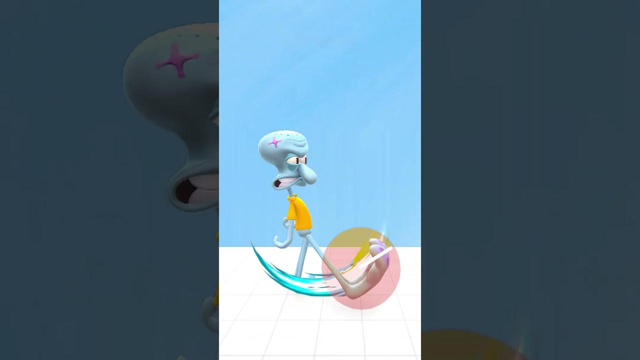 Squidward's JANKY Hitbox in Nick All Star Brawl 2 #nasb2  #nickelodeonallstarbrawl2 #shorts