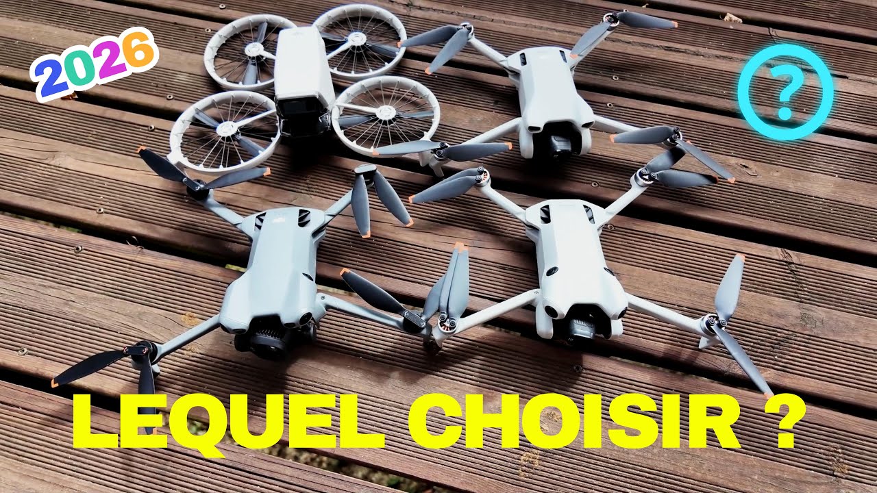 Quel drone DJI choisir en 2026