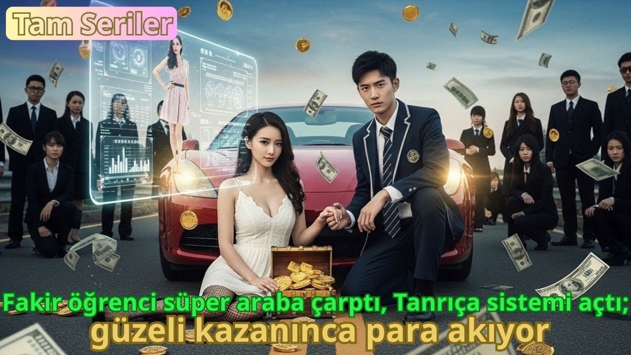 【TAM SERILER】Fakir öğrenci süper araba çarptı, Tanrıça sistemi açtı; güzeli kazanınca para akıyor.