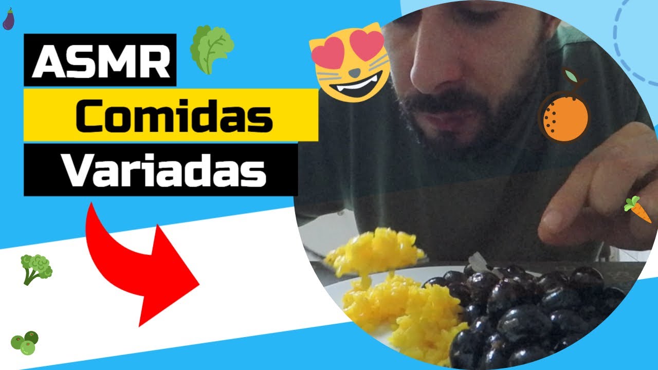 ASMR COMIENDO Ensaimadas Arroz y Aceitunas | Eating Sounds