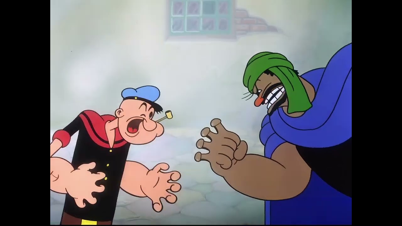 Popeye Meets Ali Baba and the Forty Thieves | Classic Animated Cartoon FULL HD