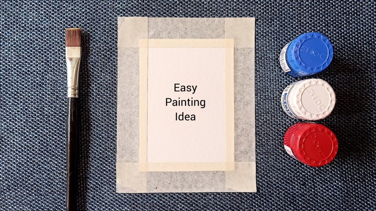 Very easy poster colour drawing for beginners/poster colour painting ideas/#125