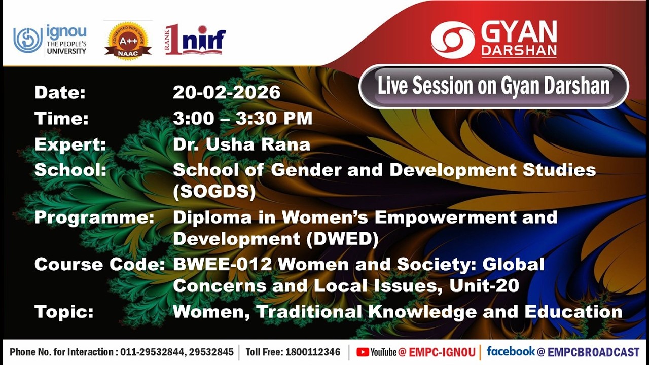 Women, Traditional Knowledge and Education
