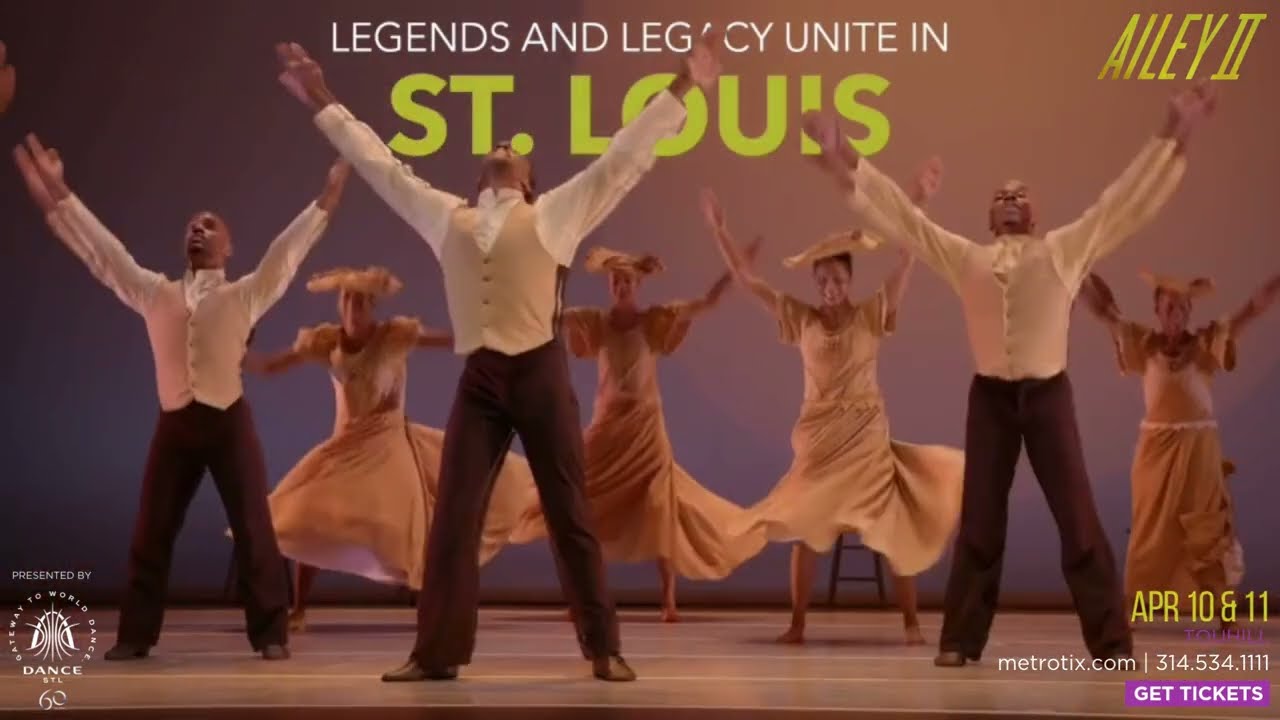 Dance St. Louis presents Ailey II, April 10 & 11, 2026