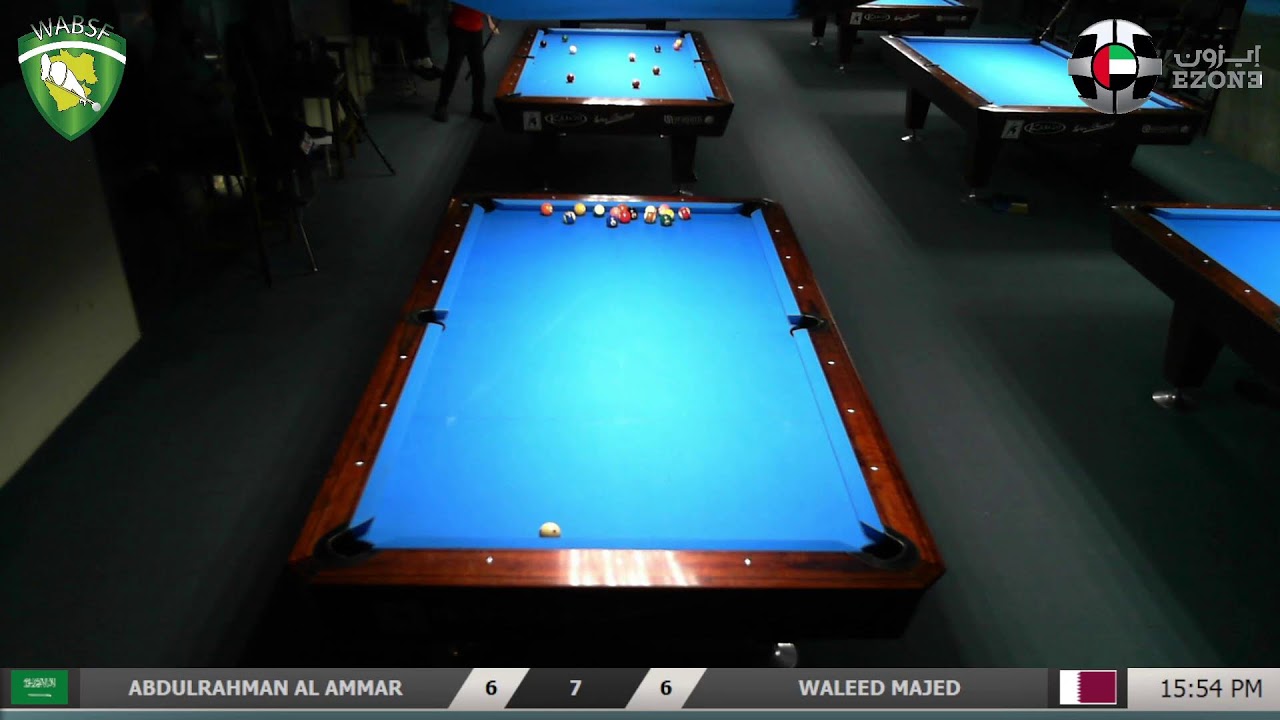 8 Ball Single - Waleed Majed (Qatar) vs Abdulrahman Al-Ammar (KSA) Race to 7