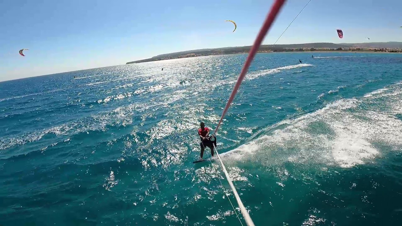 Kitesurfing Session Avdimou 20 June 2021