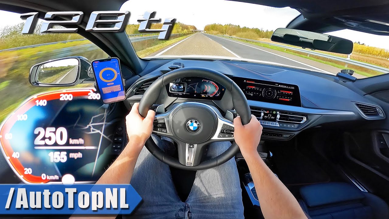 BMW 1 Series 128Ti TOP SPEED on AUTOBAHN by AutoTopNL