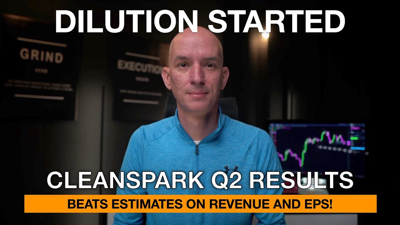 Cleanspark $CLSK Beats Revenue and EPS Estimates! Dilution Has Started.