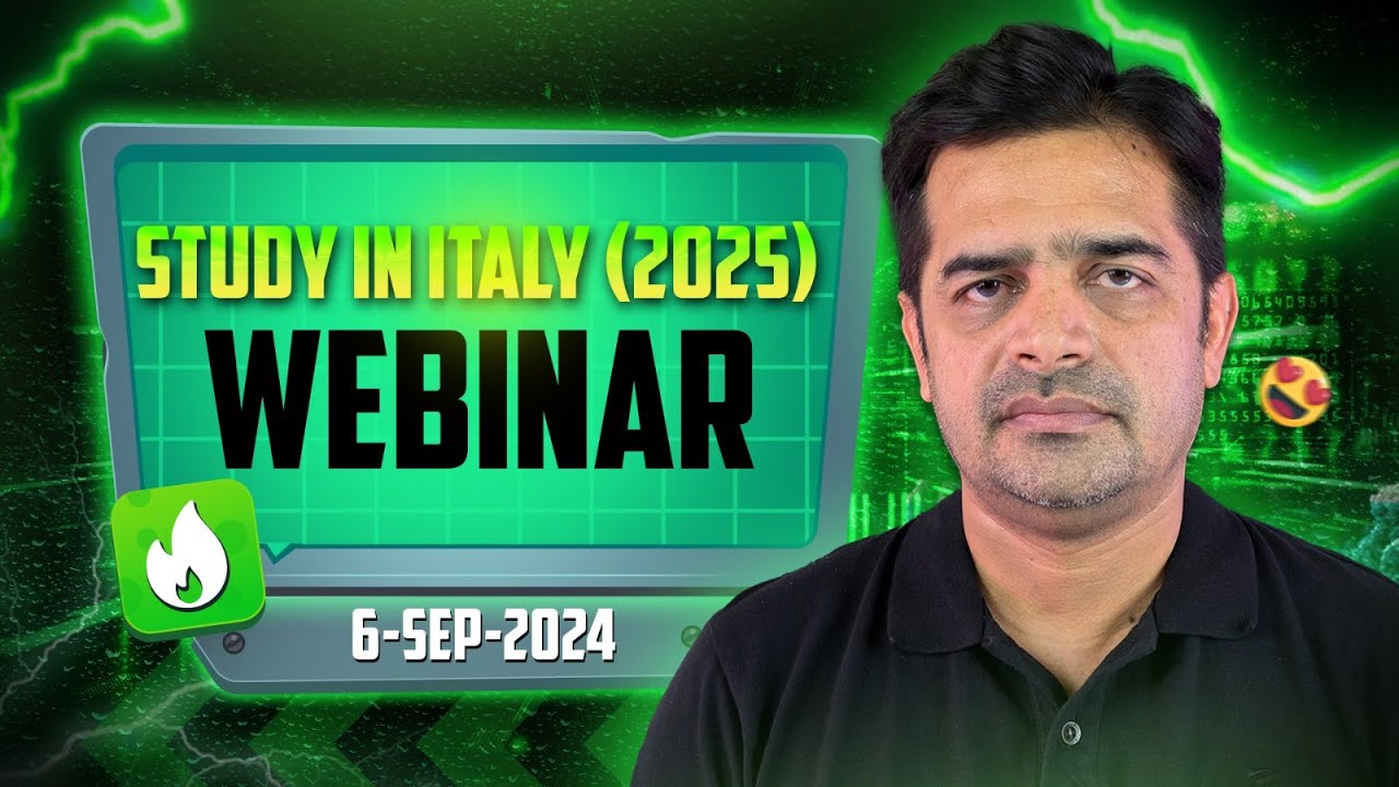Study in Italy 2025 - Webinar By WSL Consultants - 6 September 2024