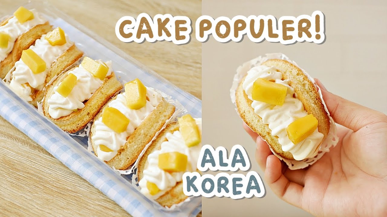 CARA INI BERBEDA DARI VIDEO SEBELUMNYA! MINI HUG ROLL CAKE!! Cake Populer ALA KOREA