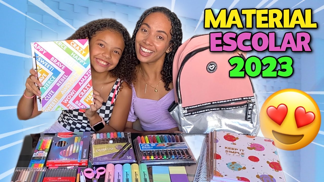 MATERIAL ESCOLAR 2023 COMPLETO DA MALU