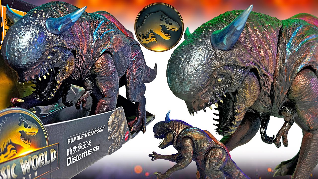 Volcanus Distortus! Custom Jurassic World Rebirth Hybrid Dinosaur!