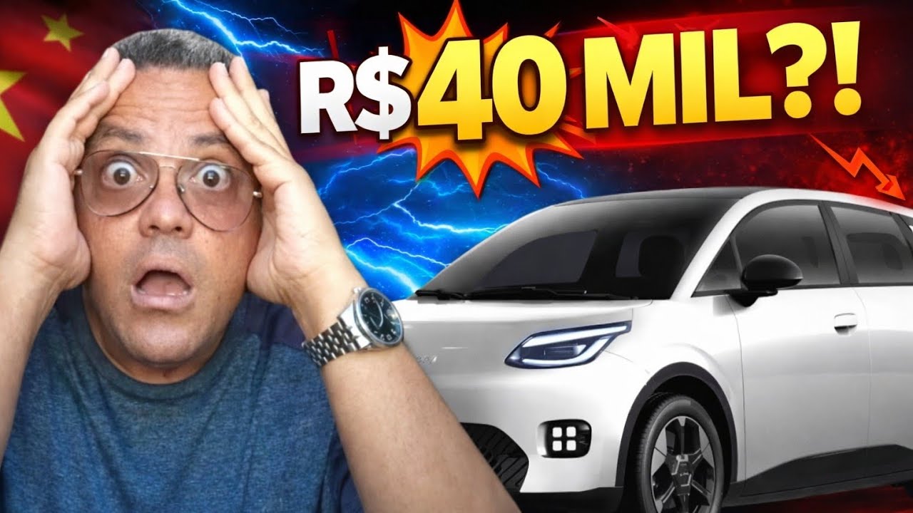 🚨 CARRO ELÉTRICO POR R$ 40 MIL?! A CHINA ACABOU COM O JOGO