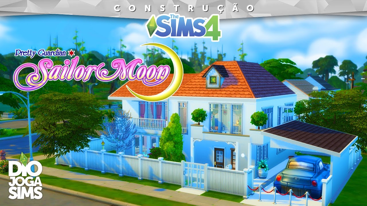 CASA DA SAILOR MOON NO THE SIMS 4! 🌙 Fast Build The Sims 4