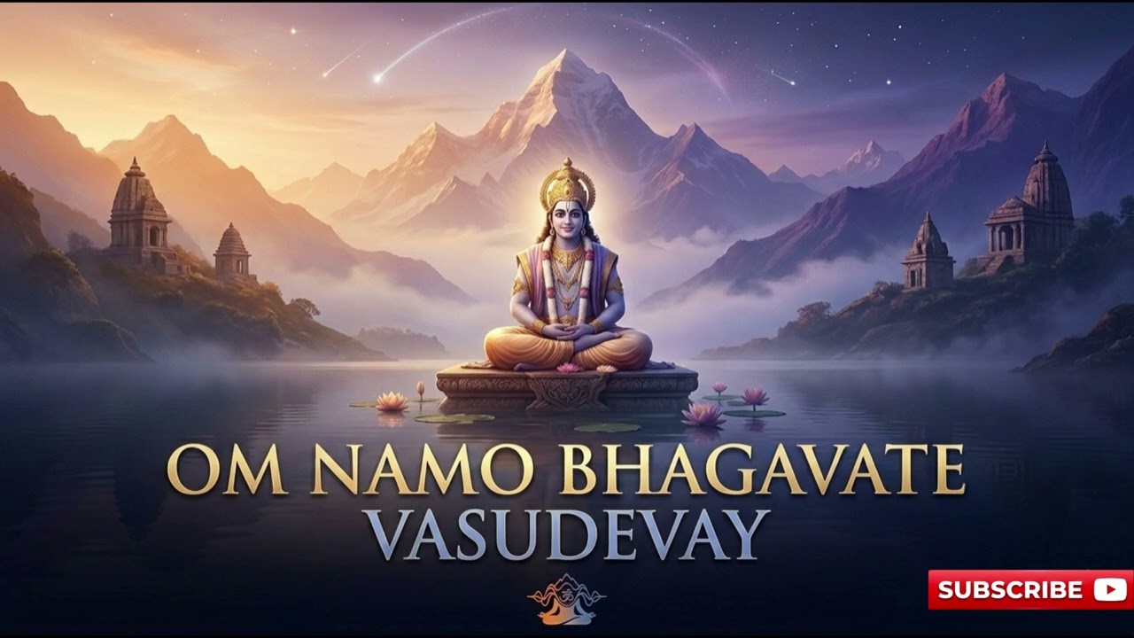 Om Namo Bhagavate Vasudevaya | Authentic Temple Chant for Positive Energy 🪔