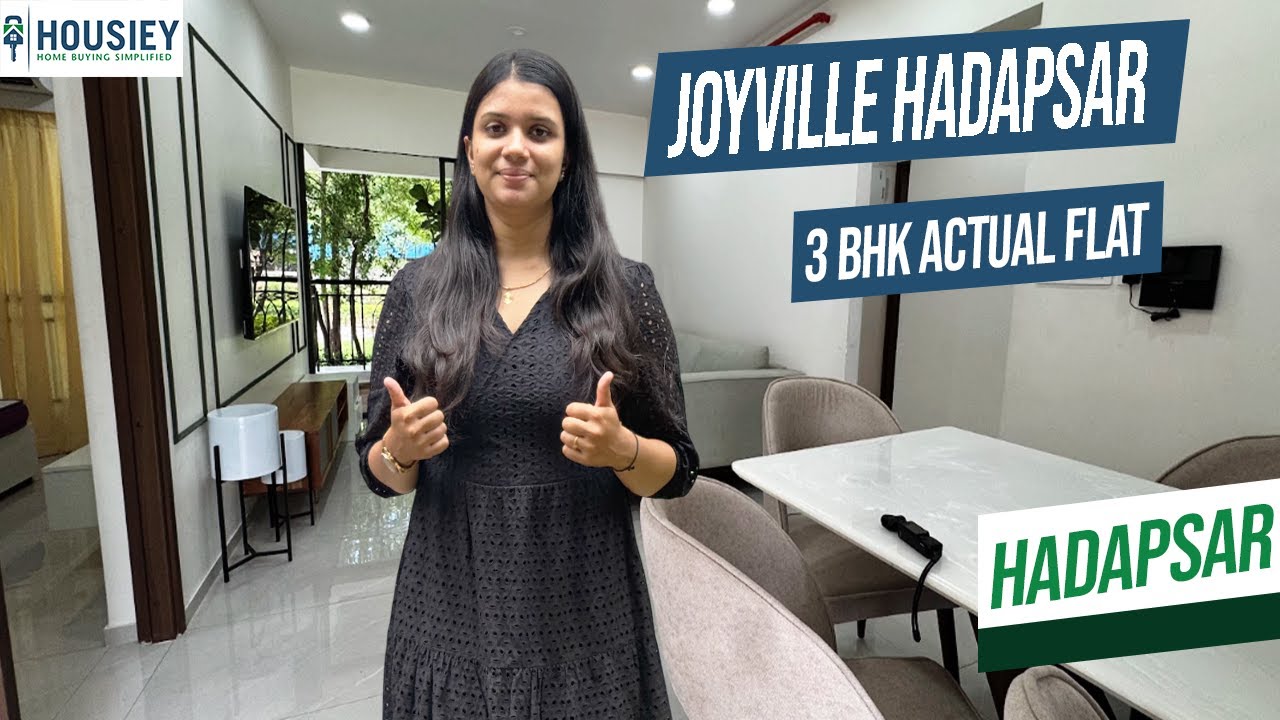 Shapoorji Joyville Hadapsar | 3BHK Sample Flat Tour by Shapoorji Pallonji | Price, Location & Review