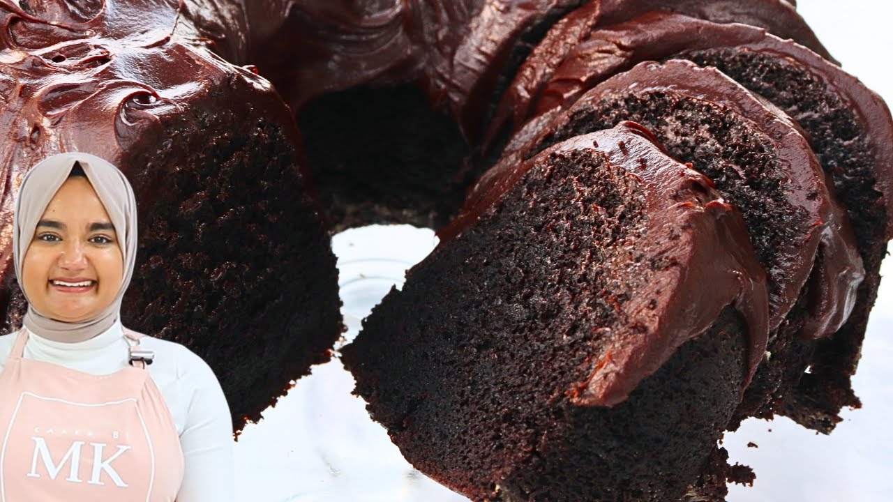 Don't skip this rich, moist CHOCOLATE BUNDT CAKE recipe! With silky fudge frosting