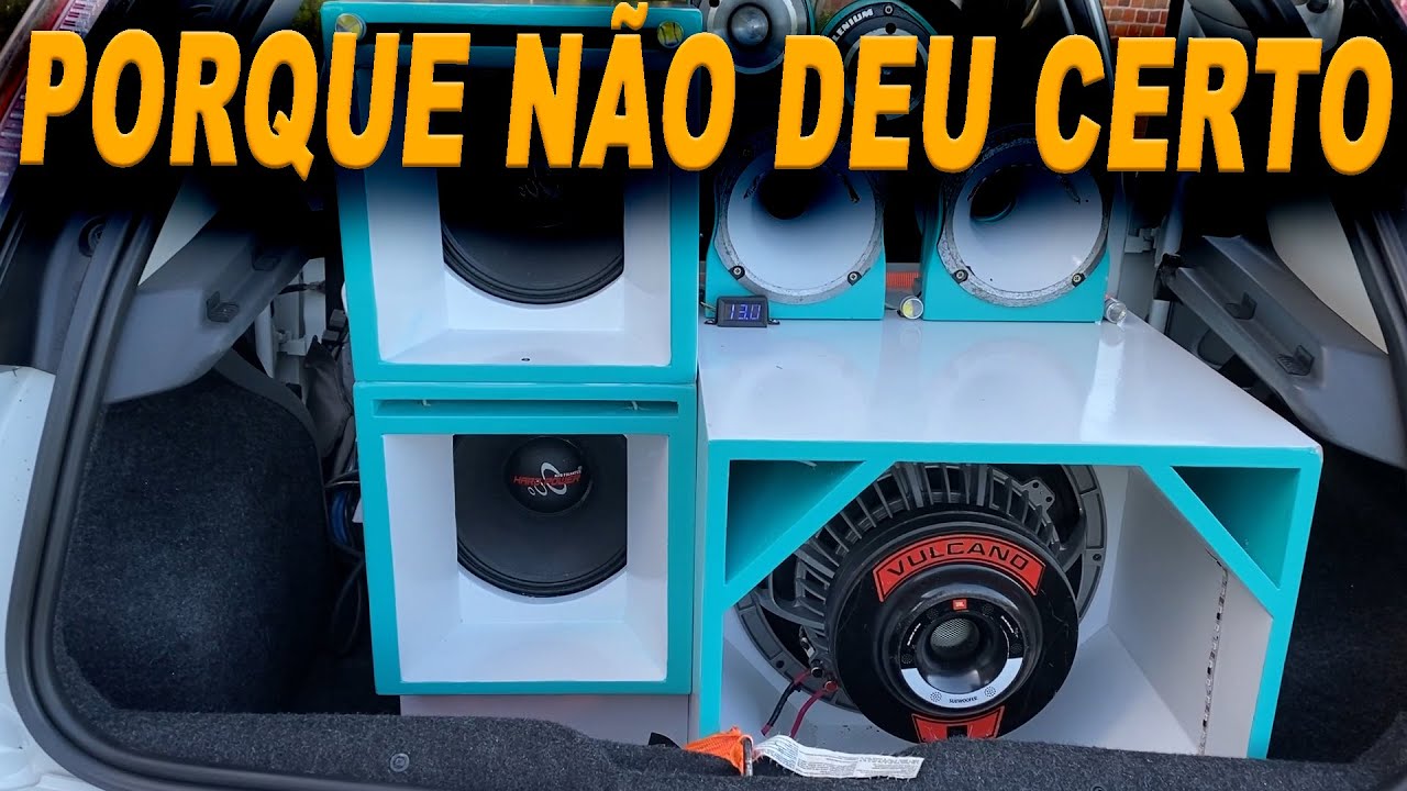 PORQUE O VULCANO 3.8 DE 15 NÃO TOCOU BEM NESTA CAIXA / CHIKIM SOM